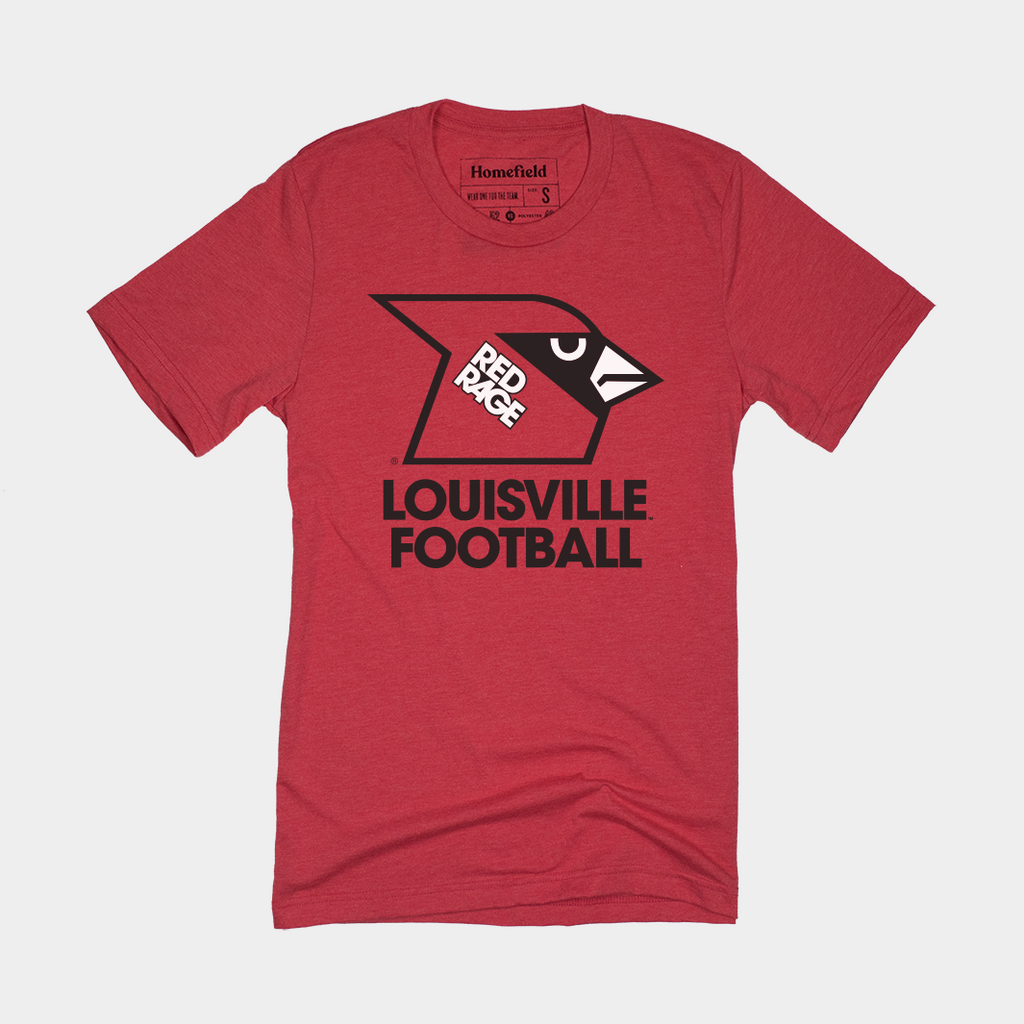 Louisville Cardinals football Red Rage logo shirt, hoodie, sweater,  longsleeve and V-neck T-shirt