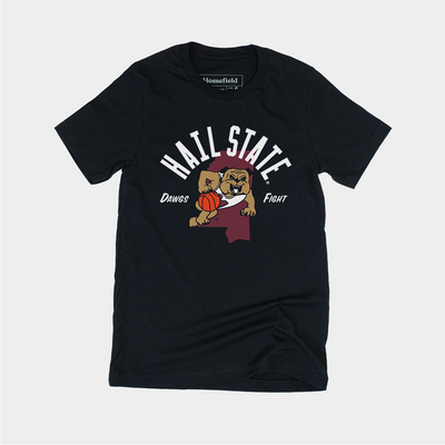 MSU "Hail State" Retro Basketball Tee